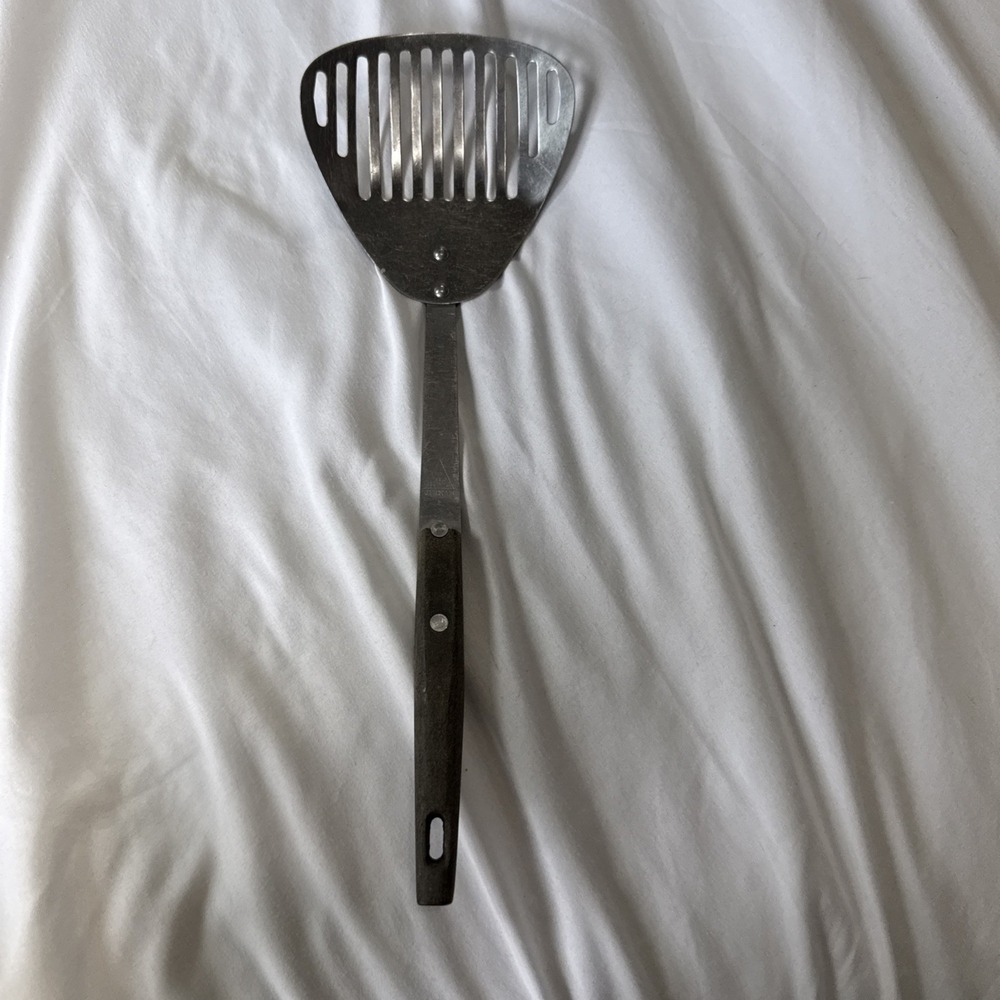 Vintage Household Stainless Steel Slotted Spoon Spatula